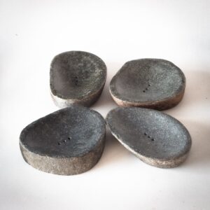 Jabonera de piedra de río