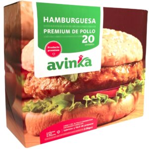 Hamburguesas de pollo Avinka